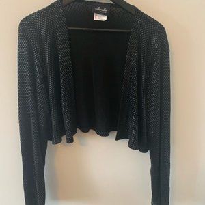 (3/$60) NWT Long Sleeved Dotty Shrug